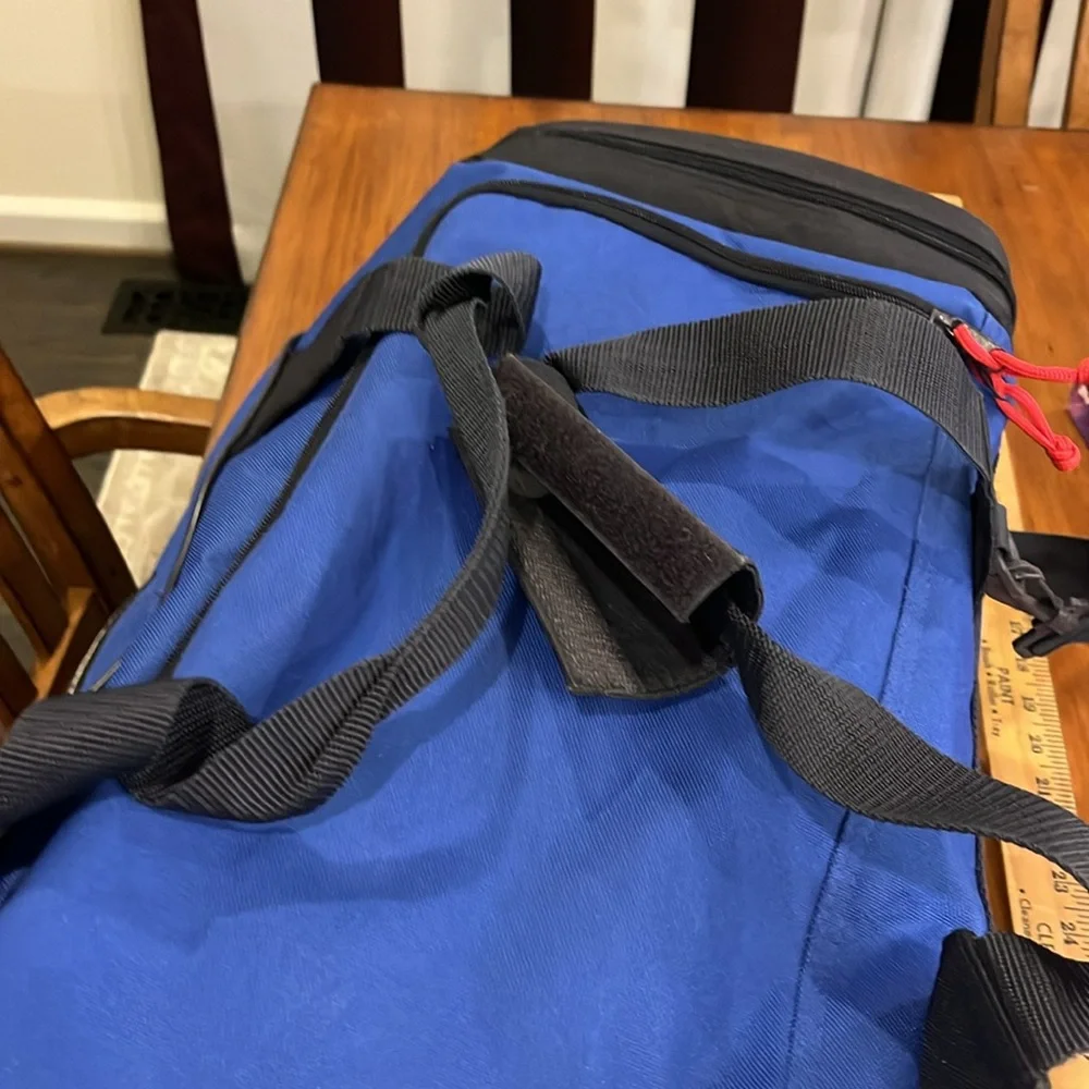 Polo Sport Ralph Lauren Vintage Duffel Duffle Bag Travel Gym blue 90s